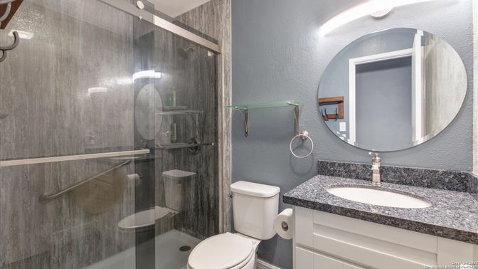 Bathroom, Glass Shower, Interior