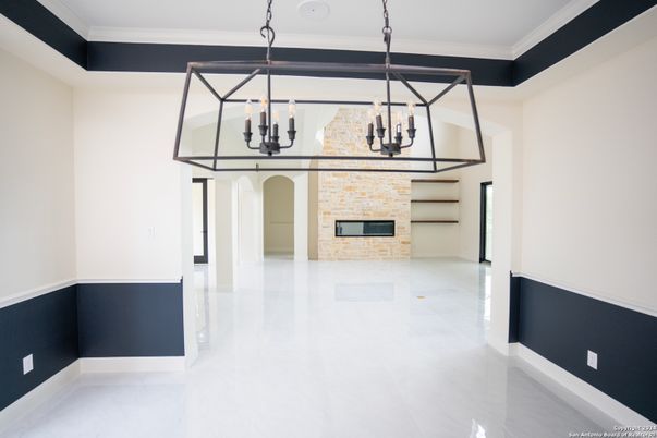 Fireplace, Interior, Pendant Lights