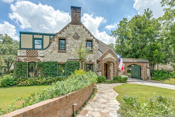 Backyard, Exterior, Facade, Brick Facade, Tudor Revival