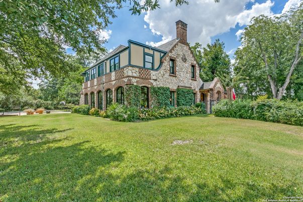 Backyard, Exterior, Facade, Brick Facade, Tudor Revival