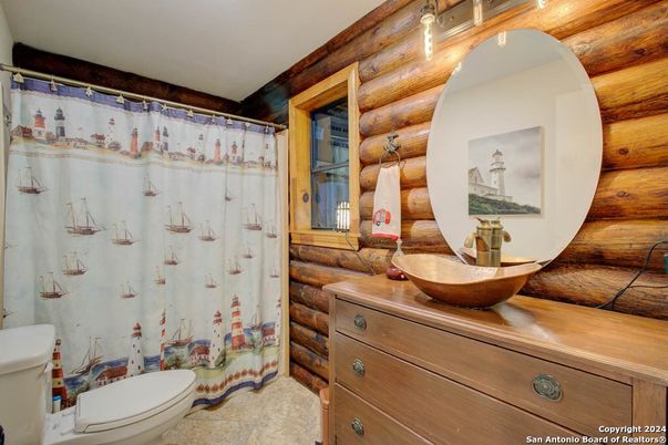 Bathroom, Interior, Wooden Walls
