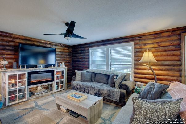 Fireplace, Interior, Living room, Wooden Walls