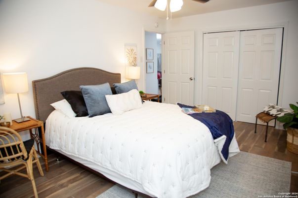 Bedroom, Interior, Wood Texture Flooring