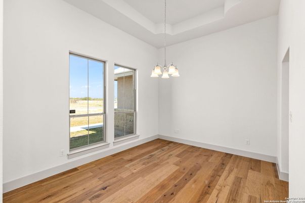 Empty room, Interior, Pendant Lights, Wood Texture Flooring