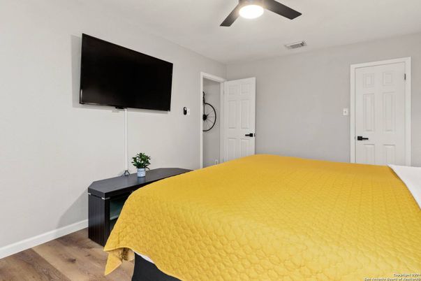Bedroom, Interior, Wood Texture Flooring