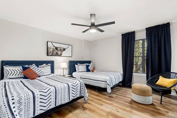 Bedroom, Interior, Wood Texture Flooring