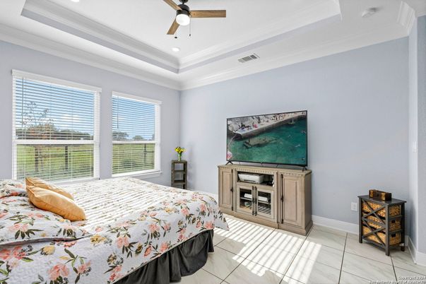 Bedroom, Interior, Recessed Lighting