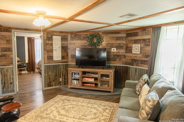 Interior, Living room, Wood Texture Flooring, Wooden Walls