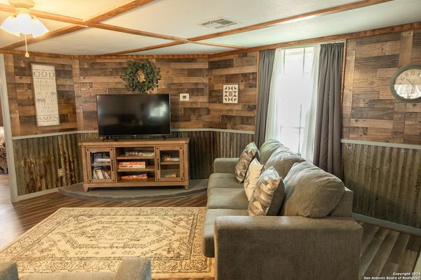 Interior, Living room, Wood Texture Flooring, Wooden Walls