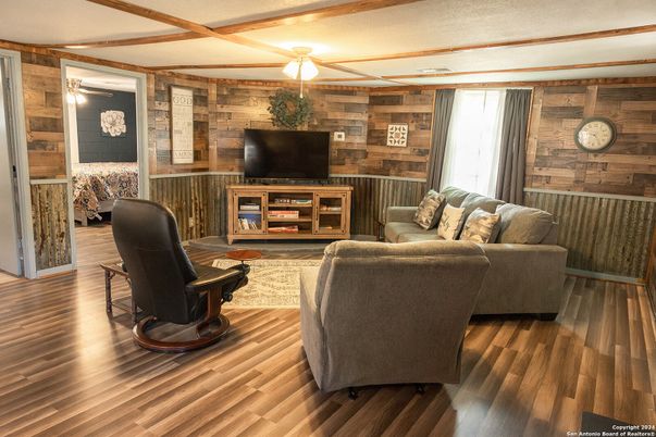 Interior, Living room, Stone Walls, Wood Texture Flooring, Wooden Walls