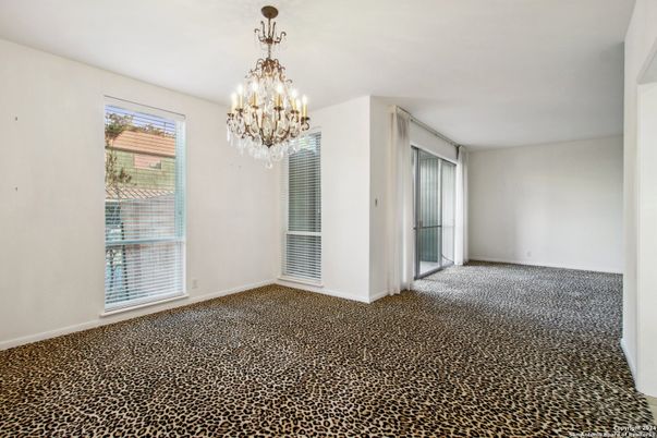 Chandelier, Empty room, Interior