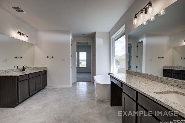 Bathroom, Dual Sink Vanities, Free Standing Baths, Interior