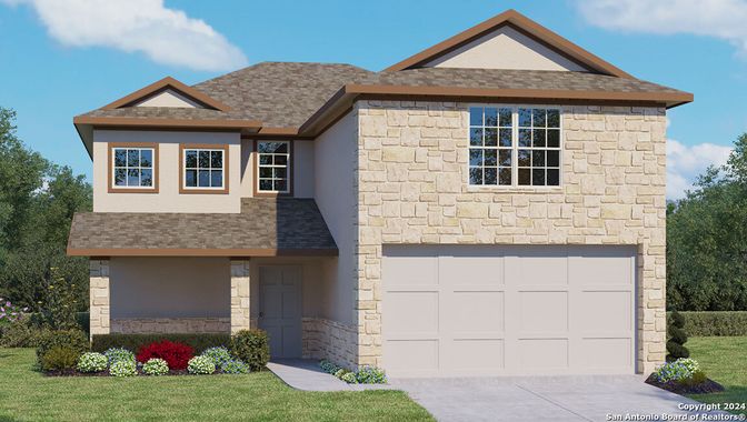 Attached, Exterior, Facade, Brick Traditional