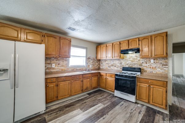 Interior, Kitchen, Wood Texture Flooring