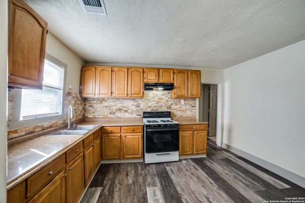 Interior, Kitchen, Wood Texture Flooring