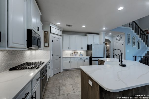 Interior, Kitchen, Recessed Lighting, Stainless Steel Appliances