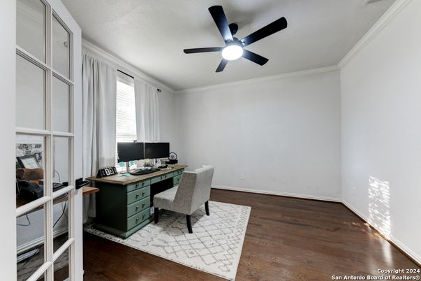Home Office, Interior, Wood Texture Flooring