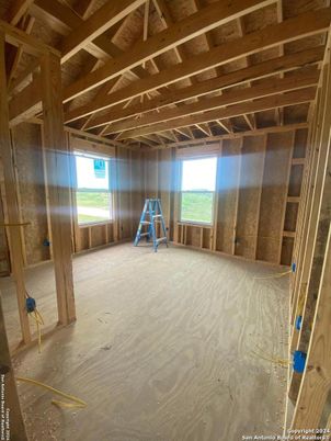 Empty room, Interior, Wooden Beams, Wooden Ceilings