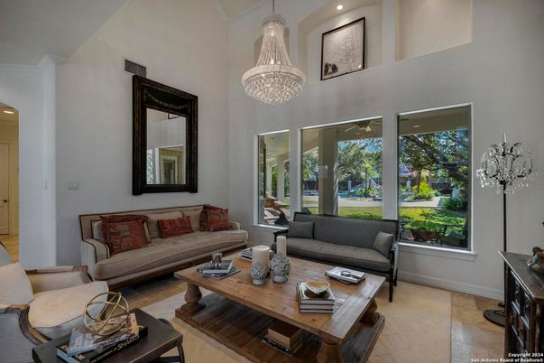 Chandelier, Interior, Living room, Recessed Lighting