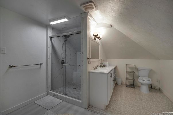 Bathroom, Glass Shower, Interior, Marble Walls