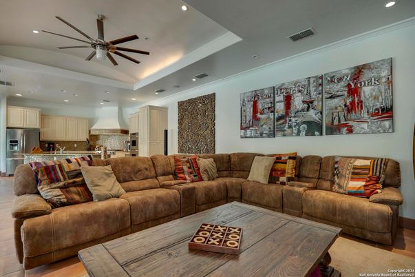 Interior, Kitchen, Living room, Recessed Lighting, Stainless Steel Appliances