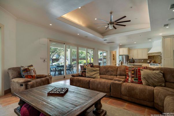 Interior, Kitchen, Living room, Recessed Lighting, Stainless Steel Appliances
