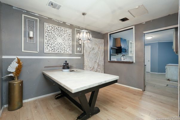 Game Room, Interior, Pendant Lights, Wood Texture Flooring