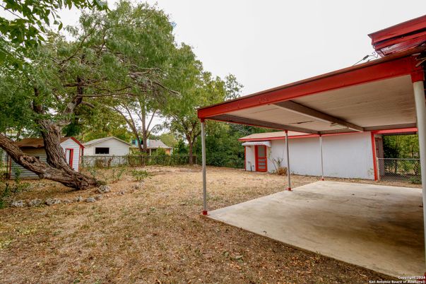 Backyard, Detached Garage, Exterior