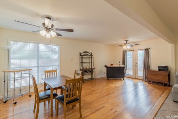 Dining room, Interior, Wood Texture Flooring