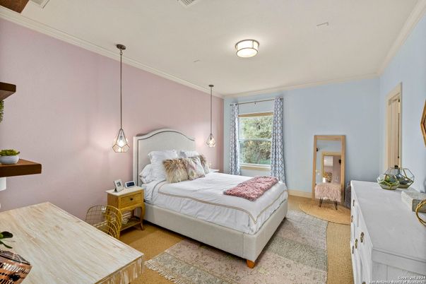 Bedroom, Interior, Pendant Lights