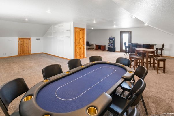 Dining room, Game Room, Interior, Recessed Lighting