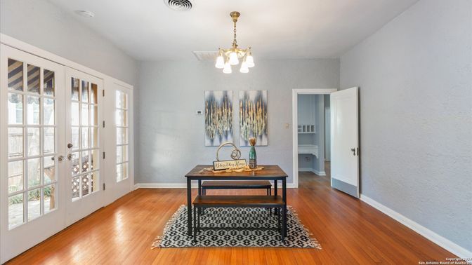 Home Office, Interior, Wood Texture Flooring