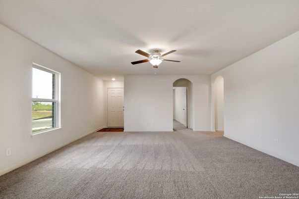 Empty room, Interior, Recessed Lighting