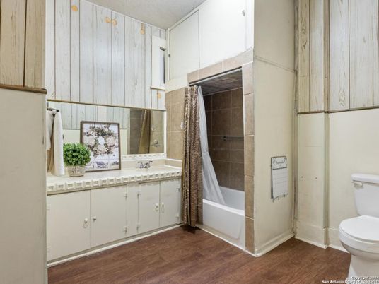 Bathroom, Interior, Wood Texture Flooring