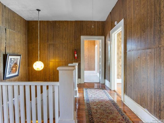 Interior, Pendant Lights, Wood Texture Flooring, Wooden Walls