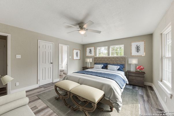 Bedroom, Interior, Wood Texture Flooring