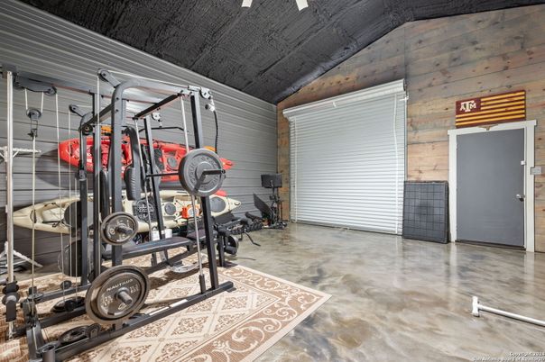 Fitness Equipment, Interior, Wooden Walls