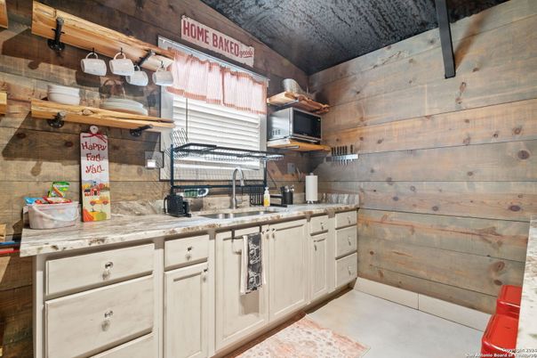 Interior, Kitchen, Wooden Walls