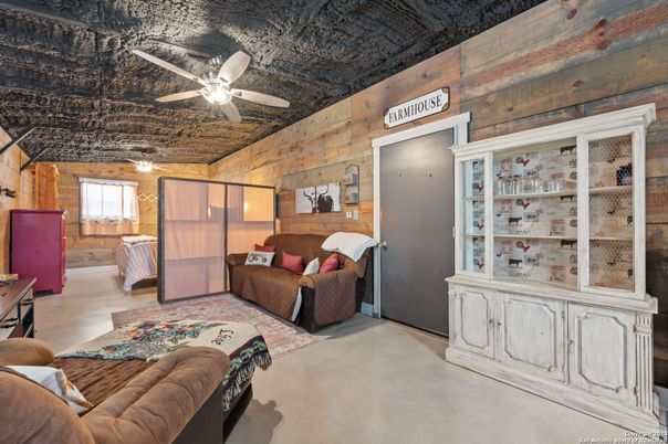 Interior, Living room, Wooden Walls