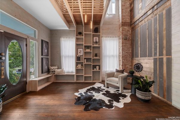 Interior, Stone Walls, Wooden Beams, Wooden Ceilings, Wood Texture Flooring
