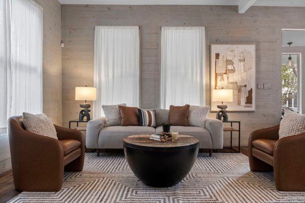 Interior, Living room, Wooden Walls