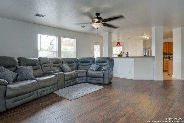 Interior, Kitchen, Living room, Wood Texture Flooring