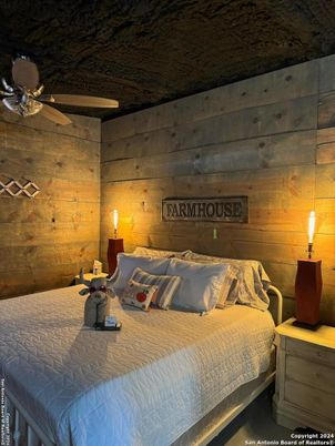Bedroom, Interior, Wooden Walls