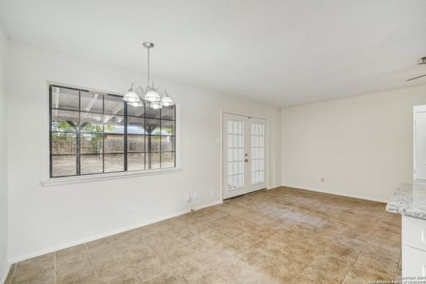 Chandelier, Empty room, Interior