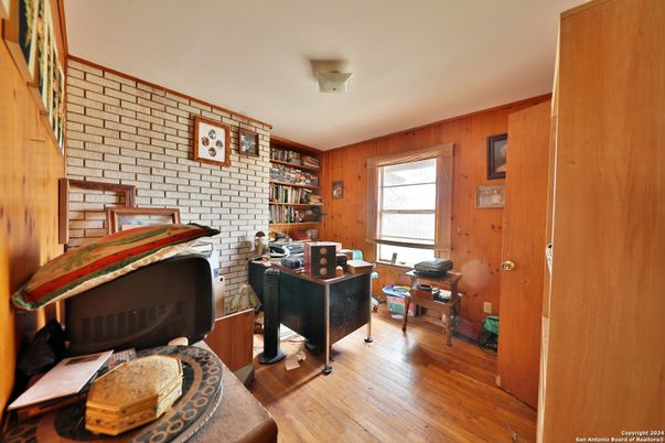 Interior, Stone Walls, Wood Texture Flooring, Wooden Walls
