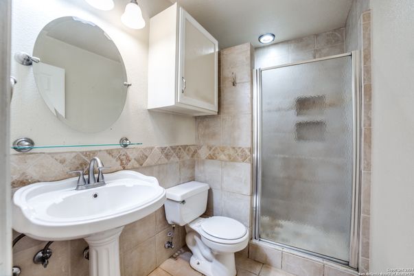 Bathroom, Glass Shower, Interior