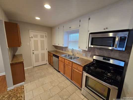Interior, Kitchen, Recessed Lighting, Stainless Steel Appliances