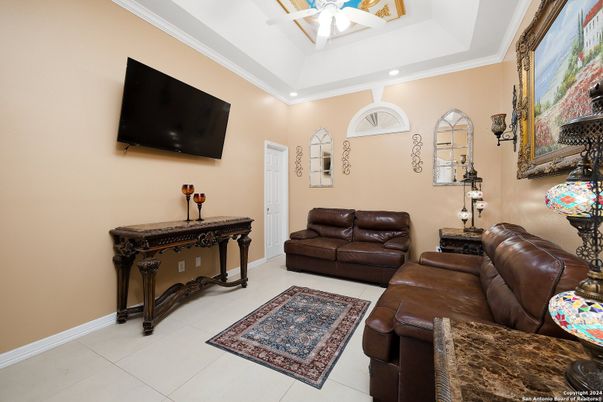 Interior, Living room, Recessed Lighting