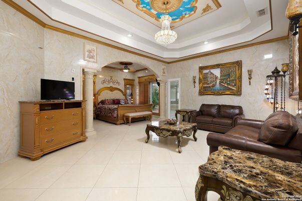 Chandelier, Interior, Living room, Recessed Lighting
