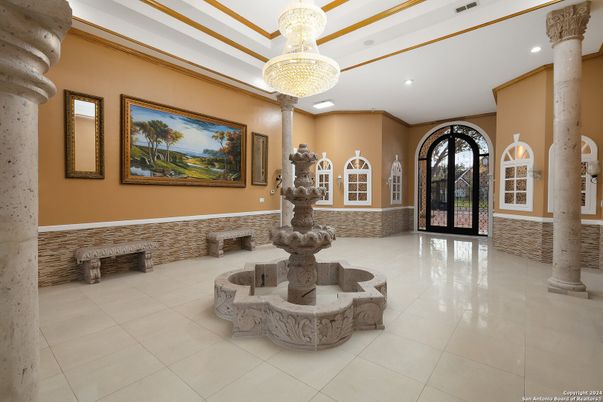 Chandelier, Interior, Recessed Lighting